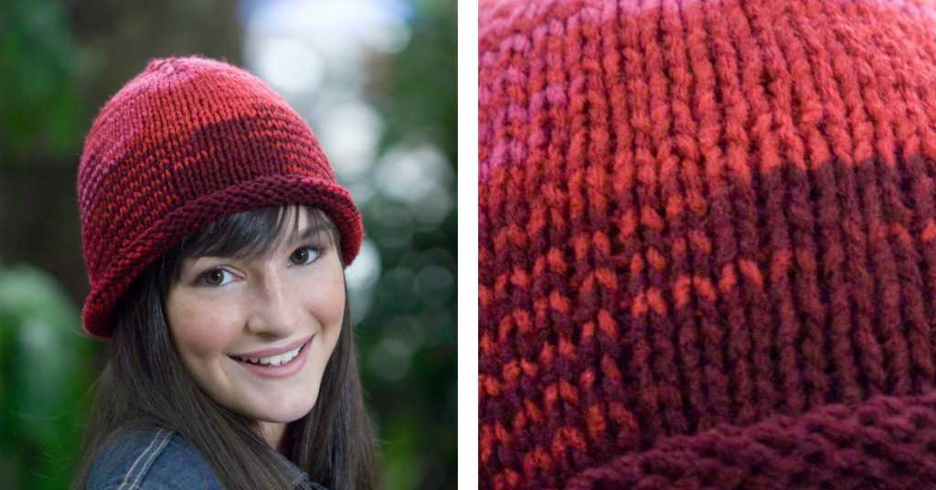 Knitted rolled brim hat pattern free