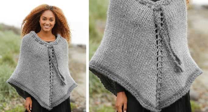 Free poncho knitting patterns uk