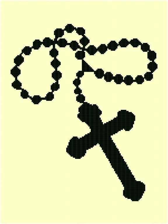 Knit rosary pattern