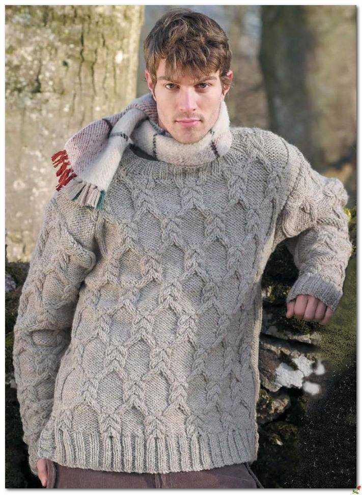 Mens pullover knitting patterns free