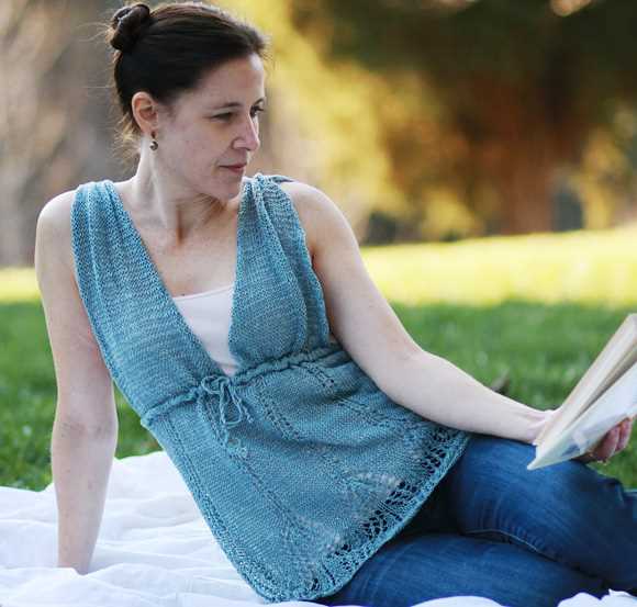 Free sleeveless tunic knitting pattern