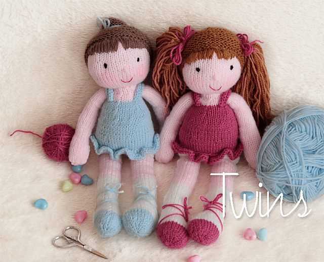 Ballerina doll knitting pattern