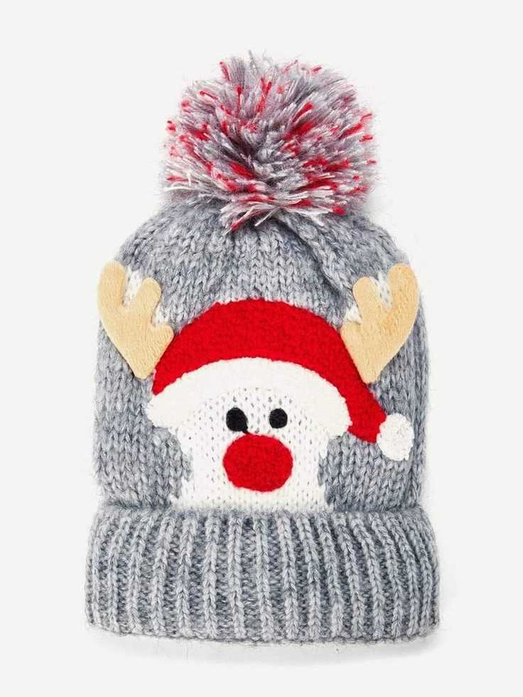 Christmas beanie knitting pattern