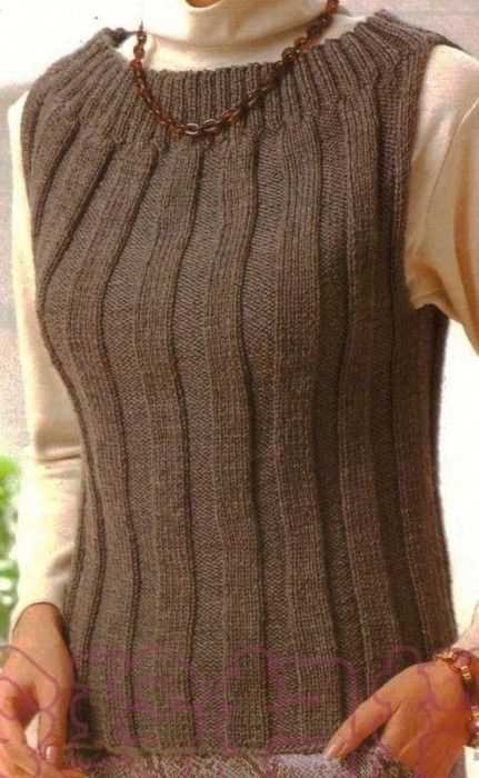 Cable vest knitting pattern free