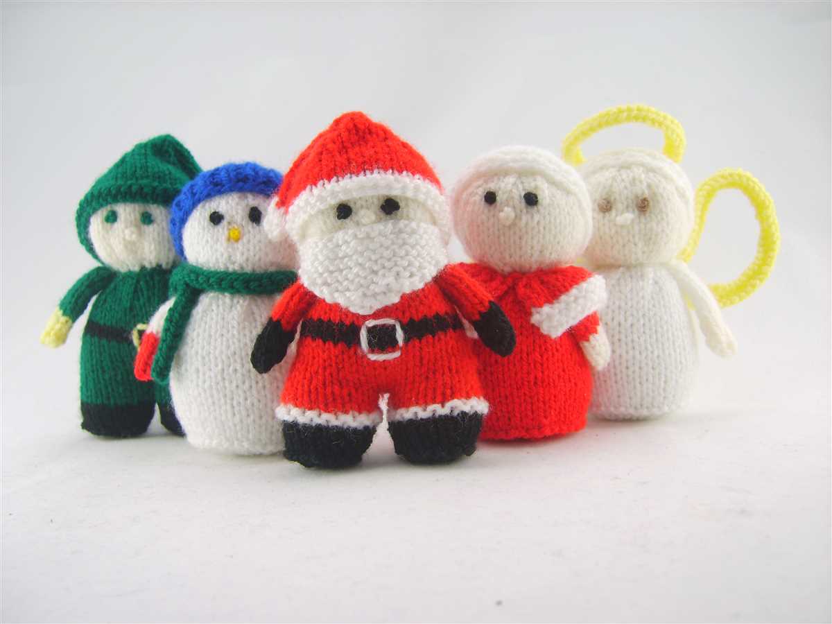 Knitted christmas baubles patterns free