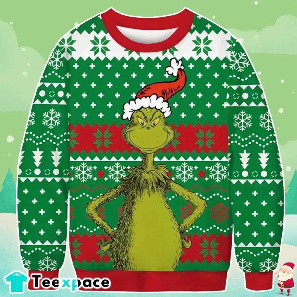 Grinch sweater knitting pattern