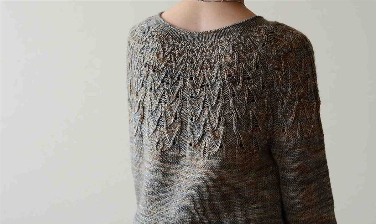 Yoke knitting patterns