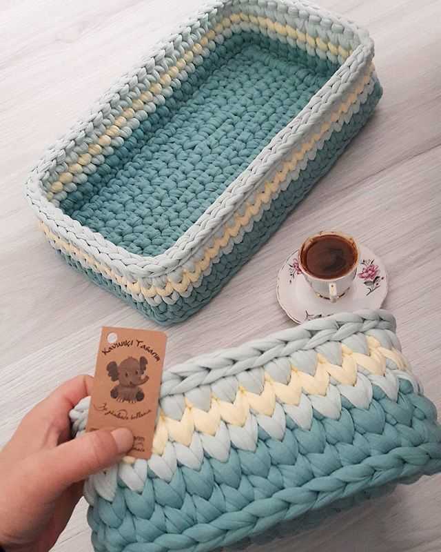 Knitted box pattern