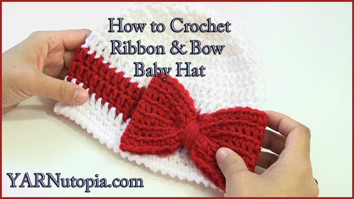 Bow hat knitting pattern