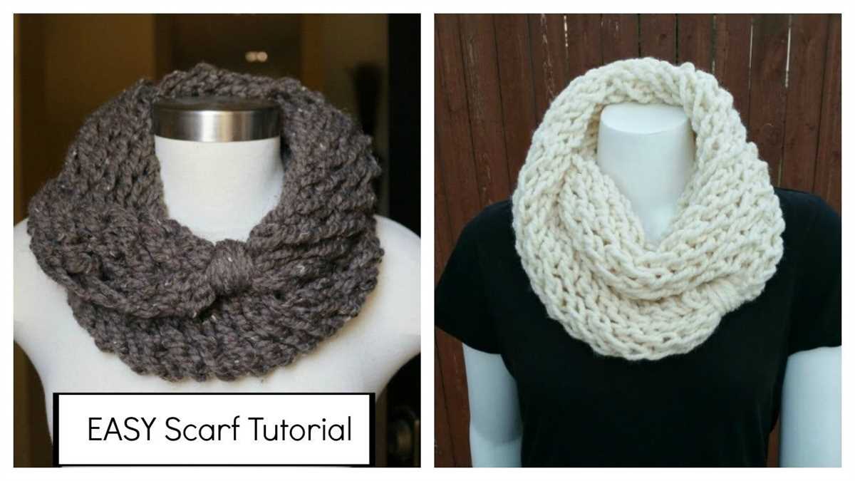 Cowl knitting pattern chunky yarn