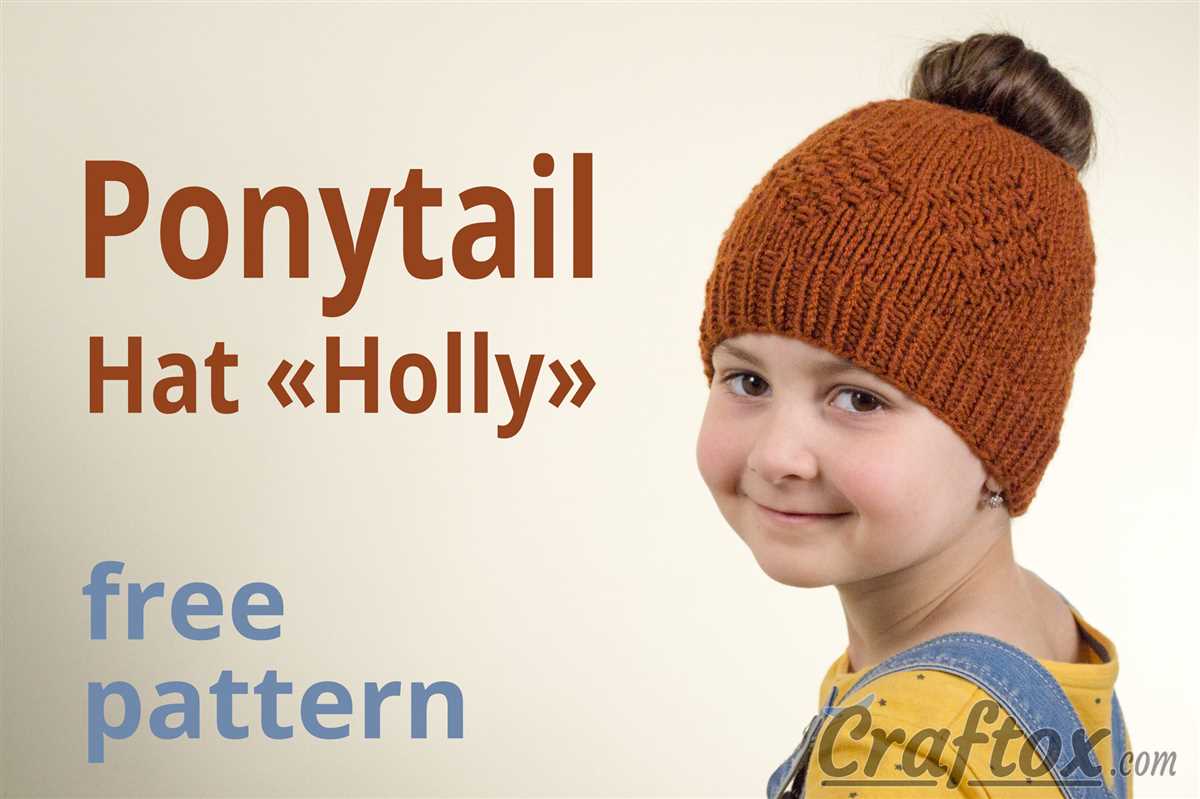 Child beanie knitting pattern