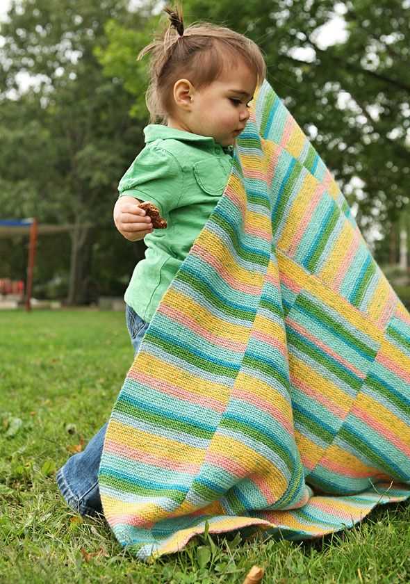 Easy knit blanket patterns free