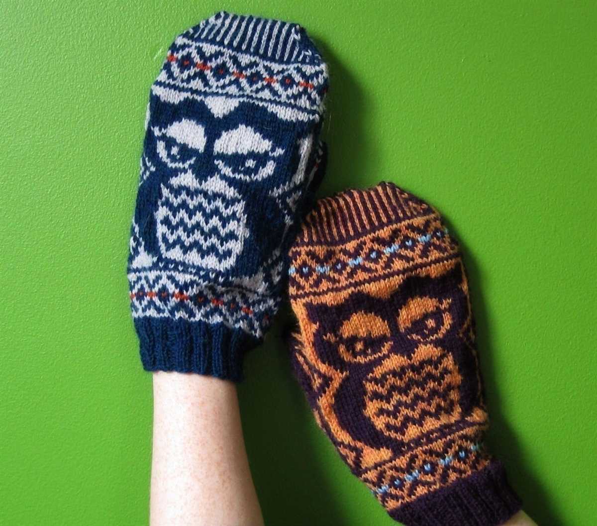 Fair isle mittens knitting pattern free