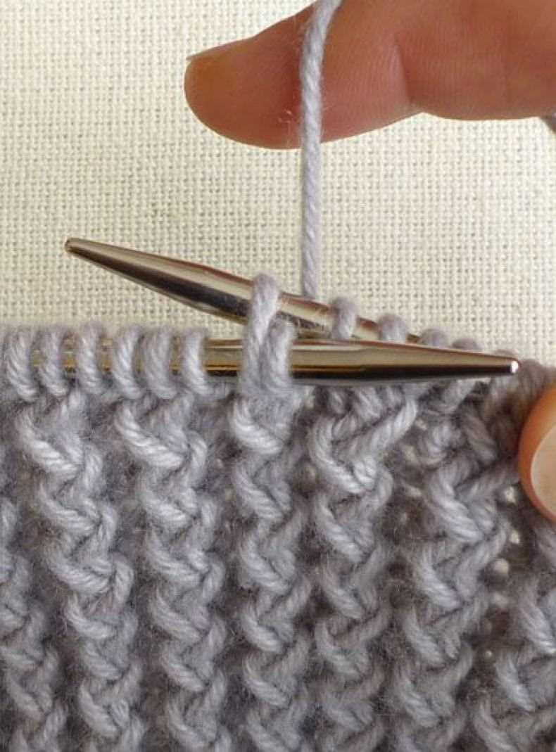 Rick rack knit scarf pattern