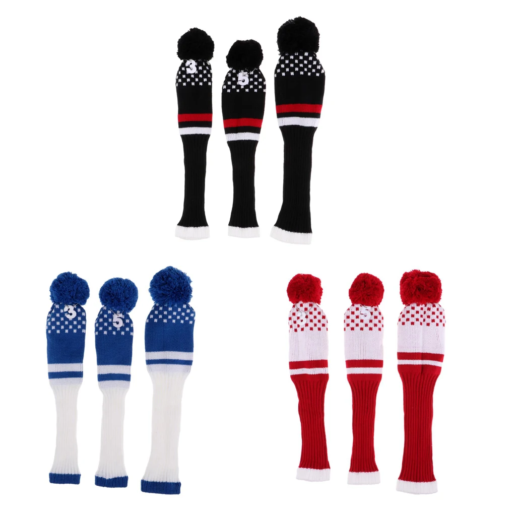 Knitting patterns for golf club head covers
