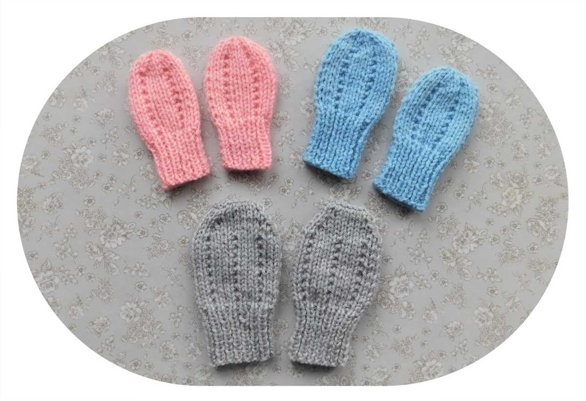 Childrens mittens knitting pattern