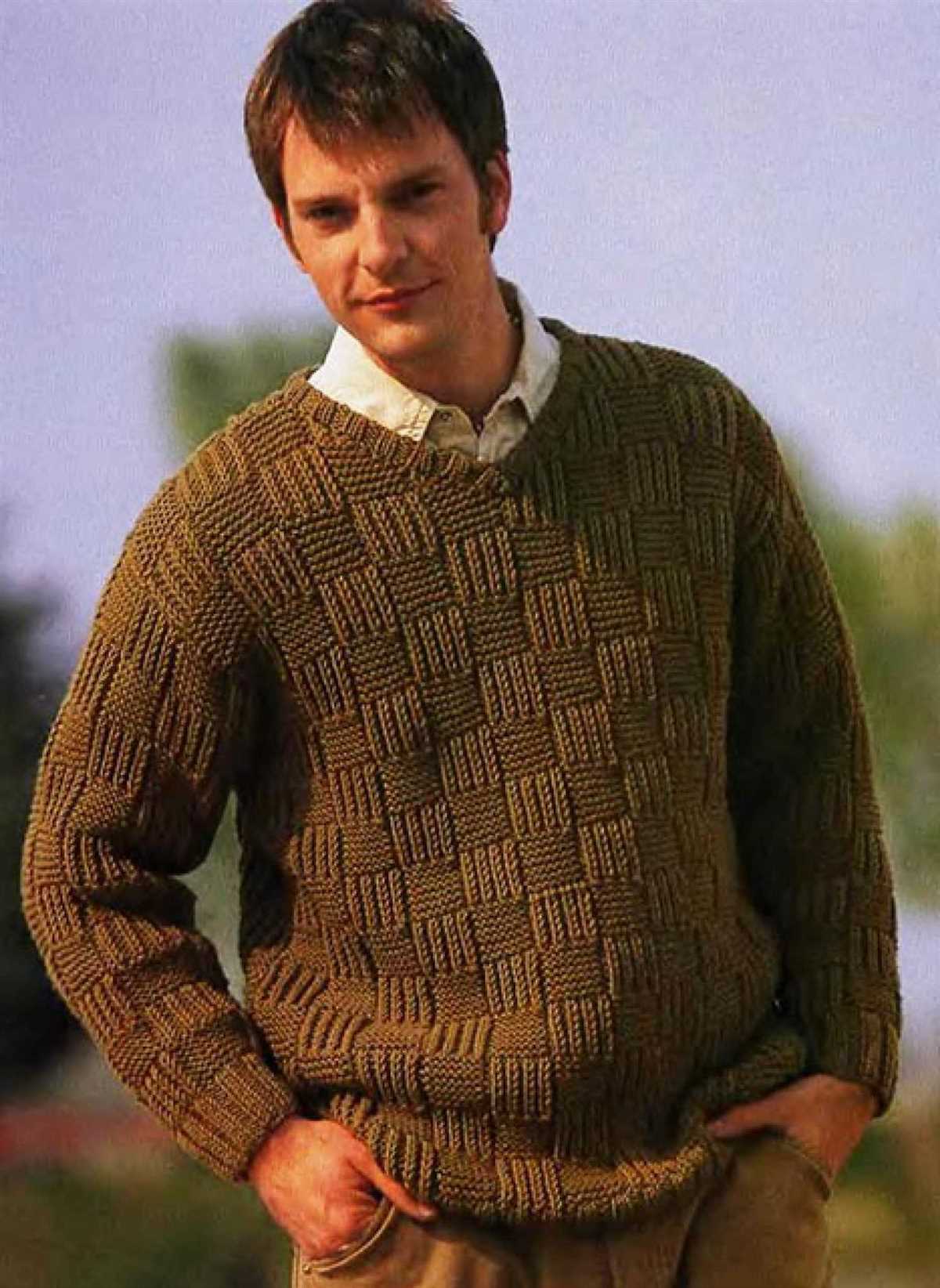 Free knitting patterns for mens jumpers uk