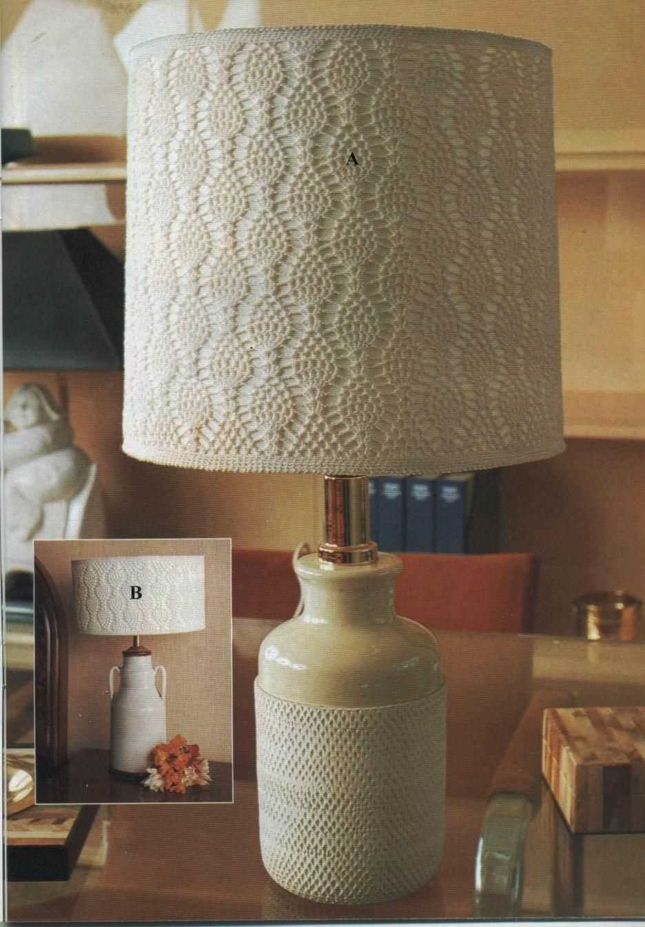 Knitted lampshade pattern