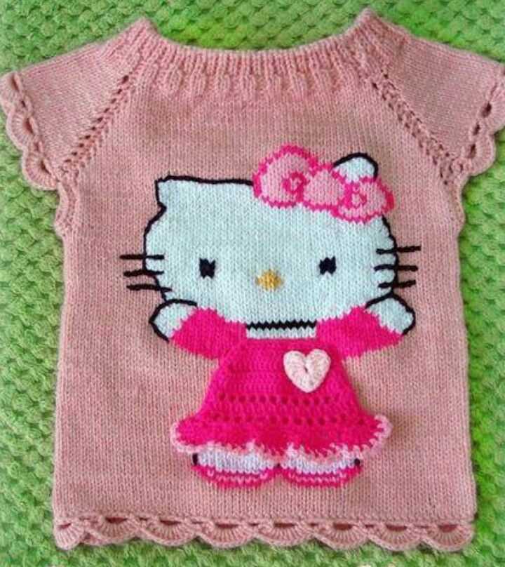 Hello kitty jumper knitting pattern