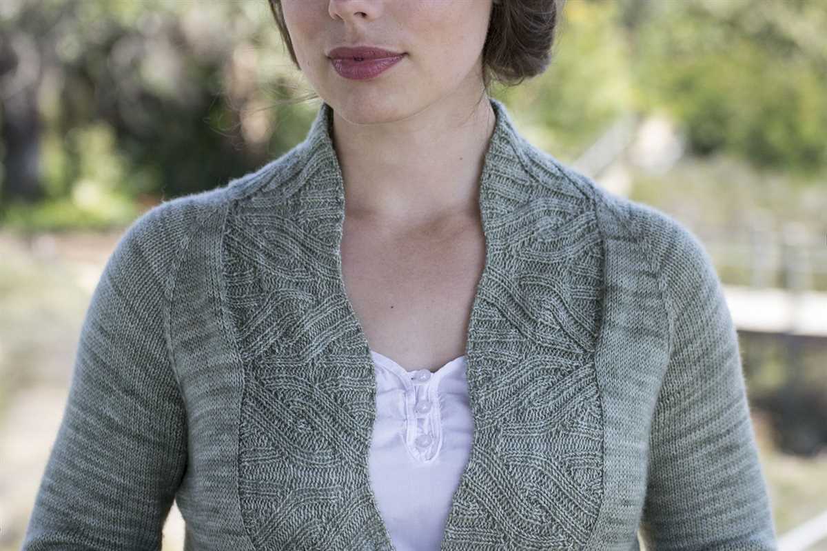 Circle cardigan knitting pattern