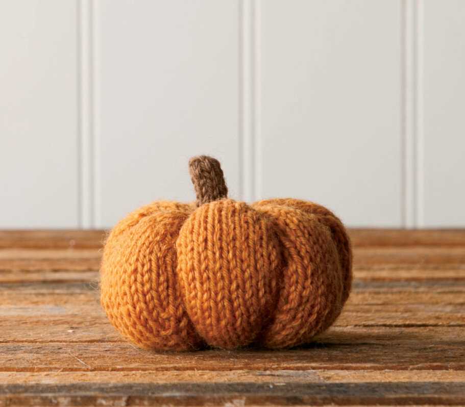 Free pumpkin knitting pattern for chocolate orange