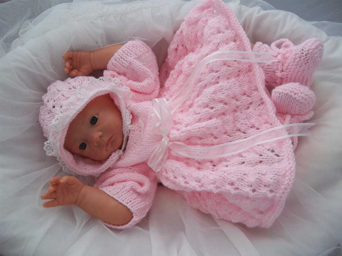 Knitted newborn dress pattern free