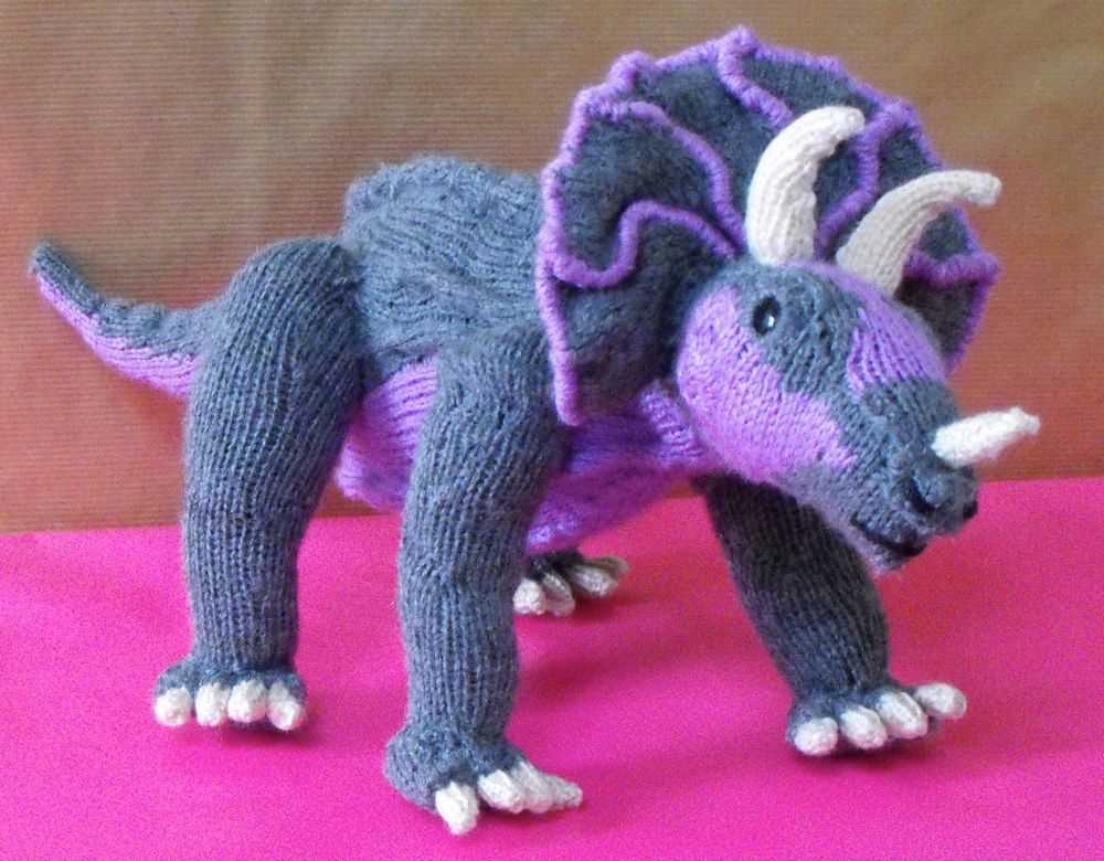 Free dinosaur patterns knitting