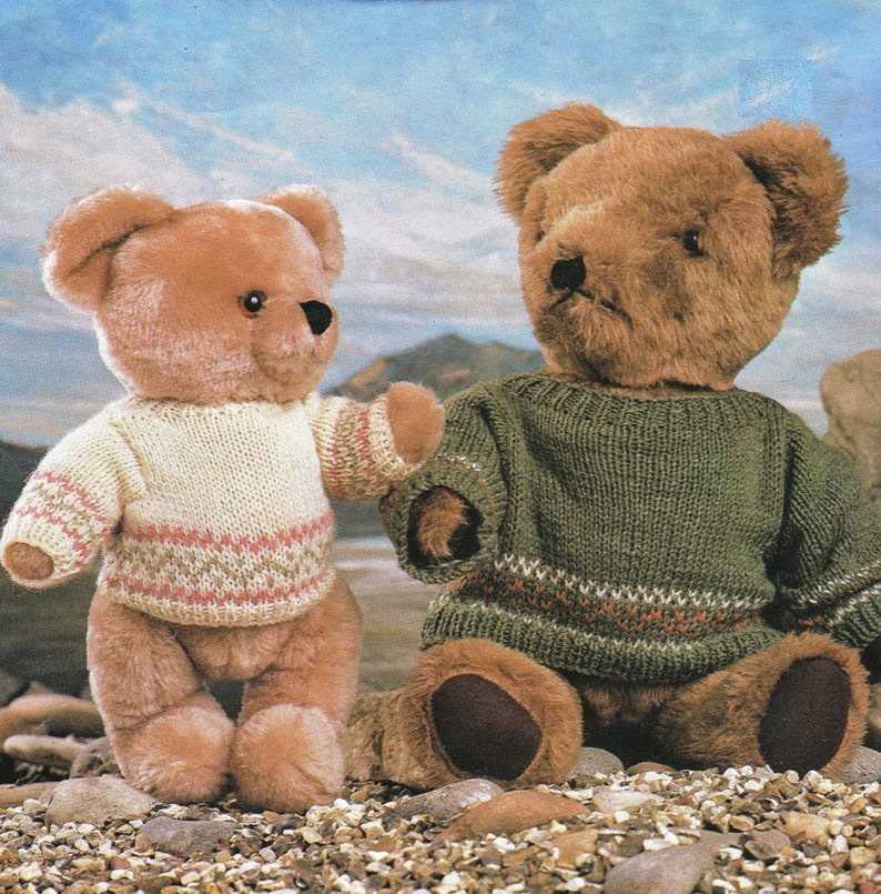 Downloadable knit free teddy bear knitting patterns