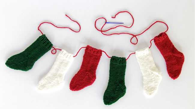 Knit pattern stocking