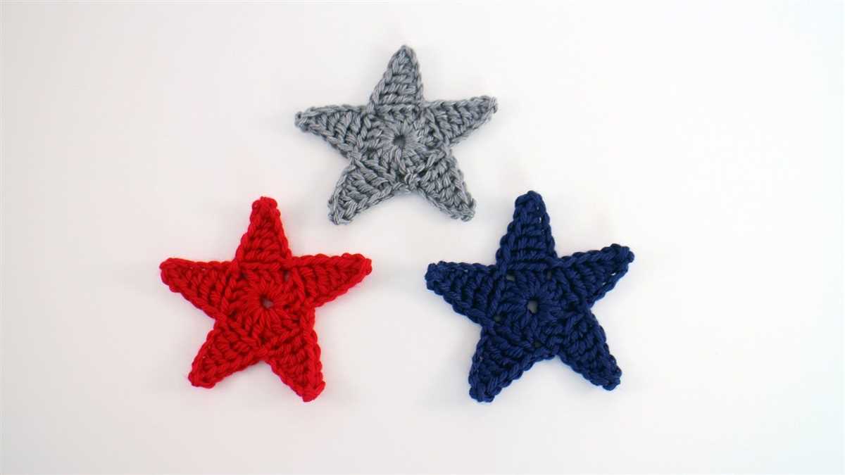 Easy knitted star pattern