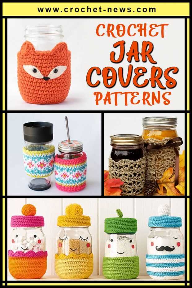 Knitted jar cover pattern