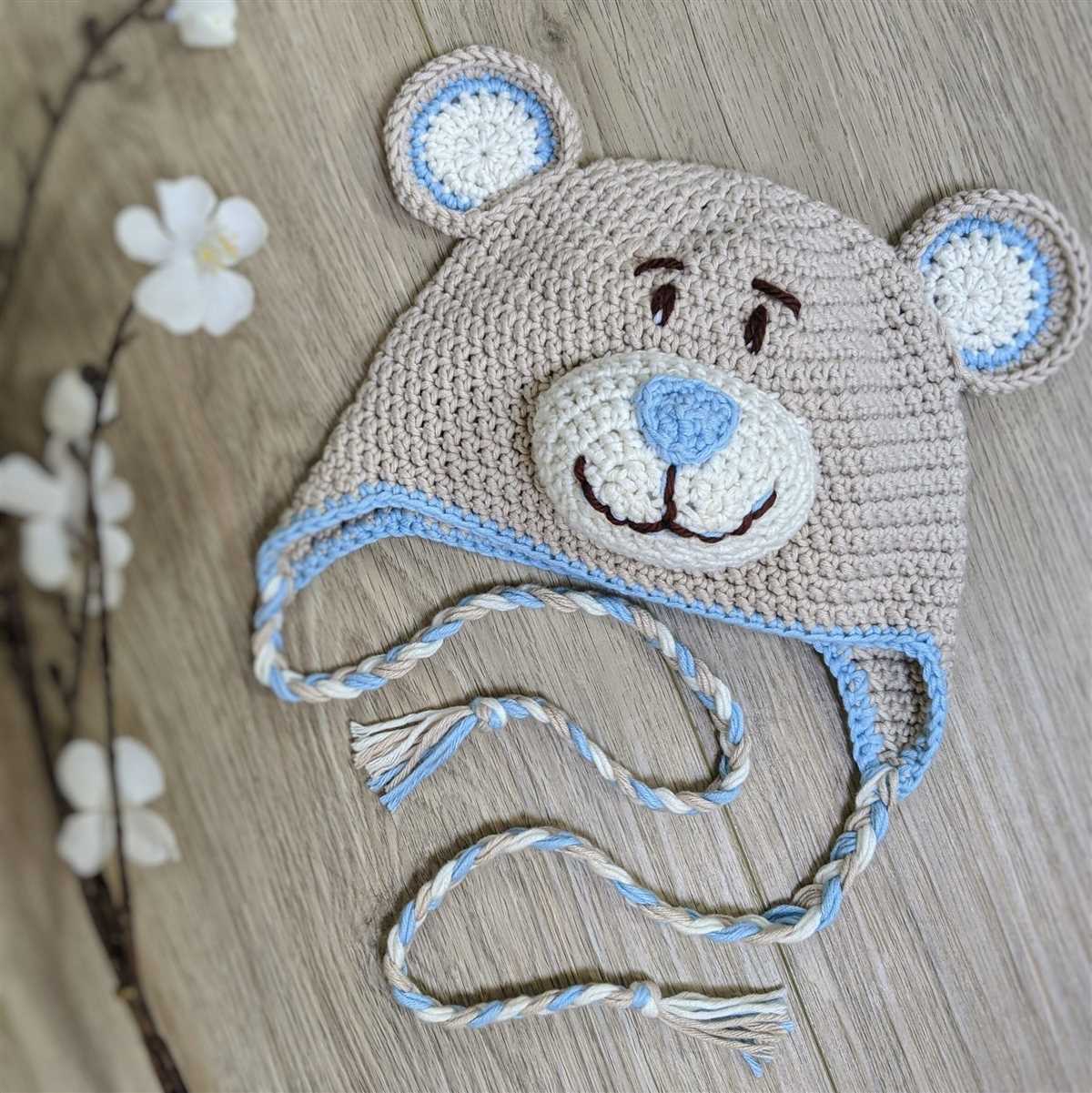 Free knitting pattern hat for teddy bear