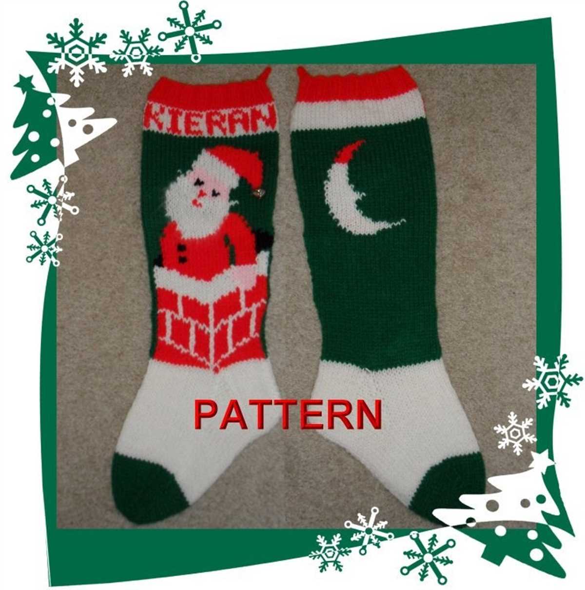 Bucilla knitted christmas stocking patterns