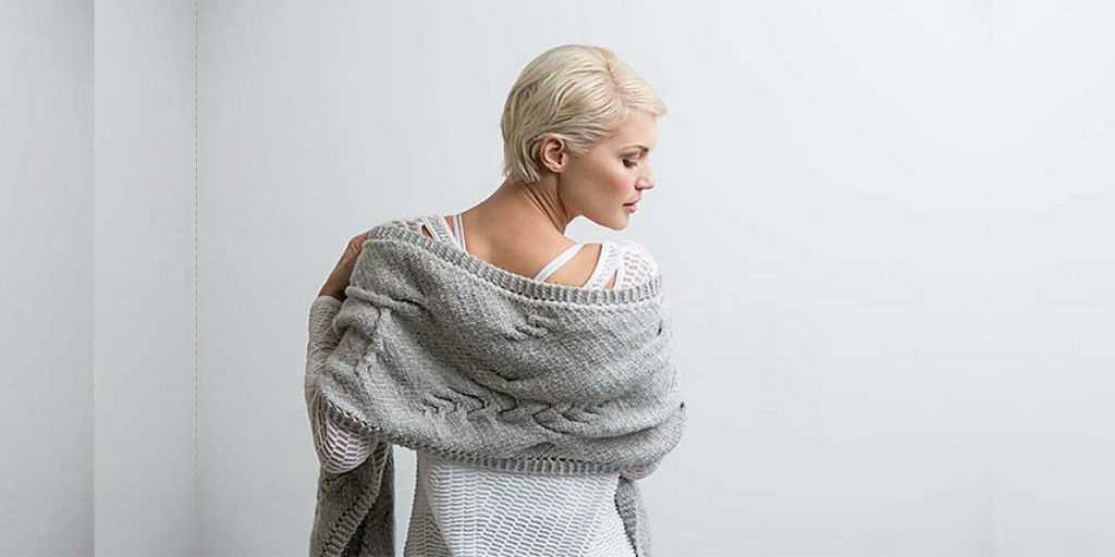 Bulky yarn scarf knit pattern