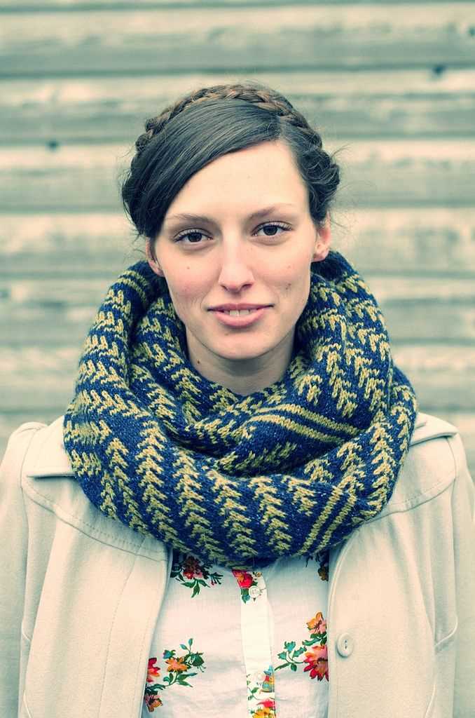 Knitting pattern head scarf