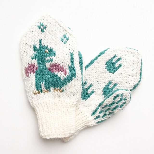 Baby mittens knitting pattern