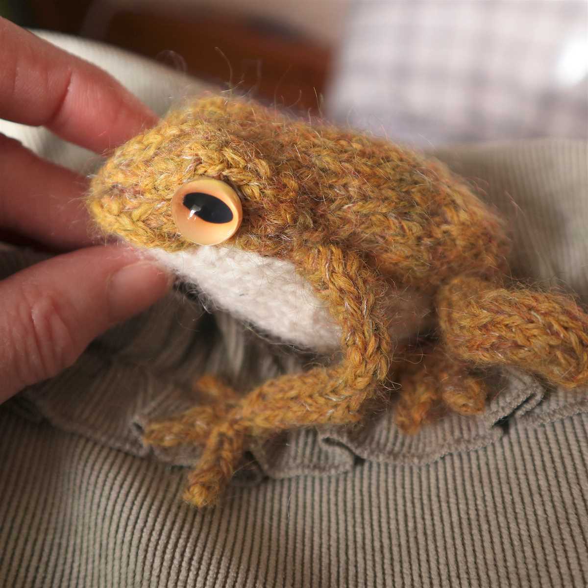 Knitting frog pattern