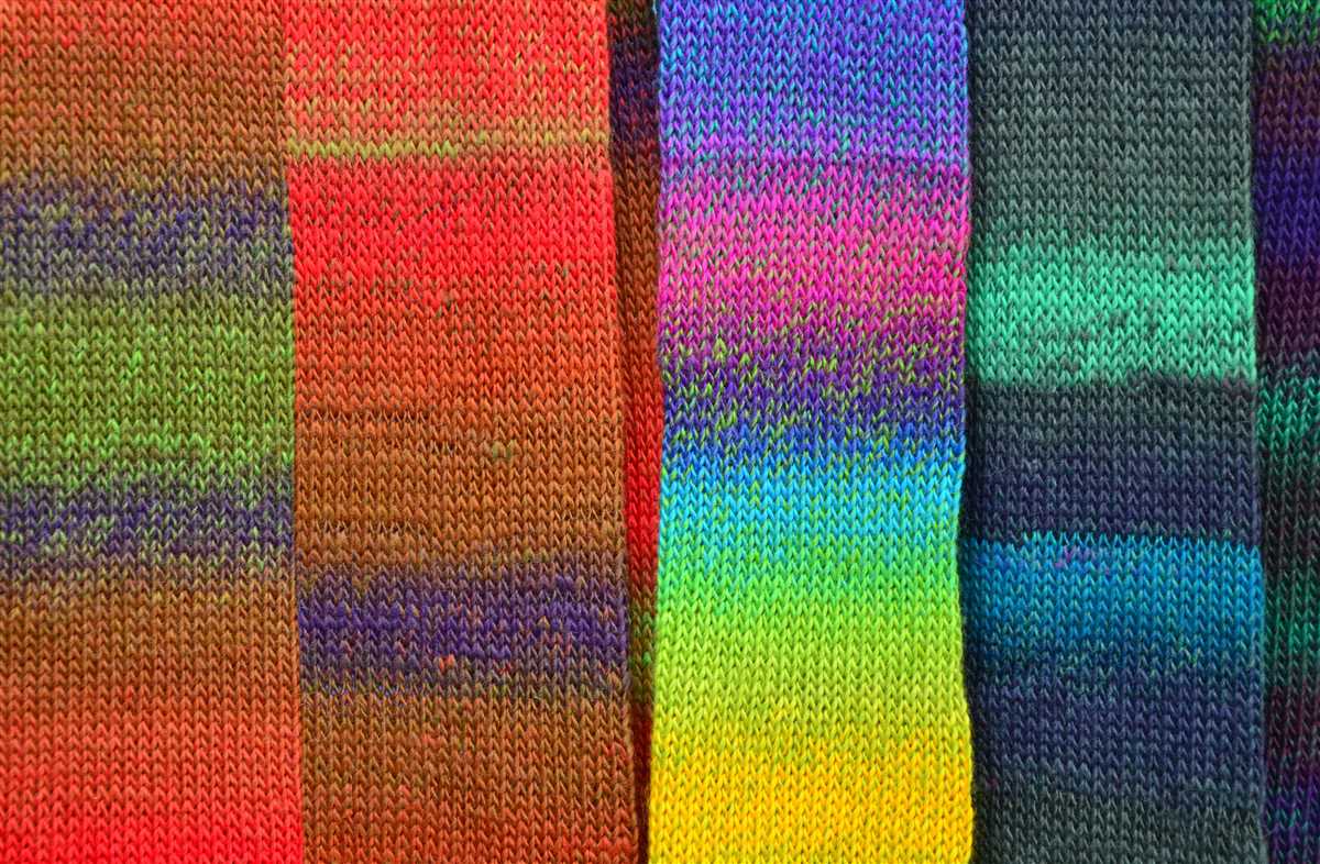 Free rainbow knitting patterns