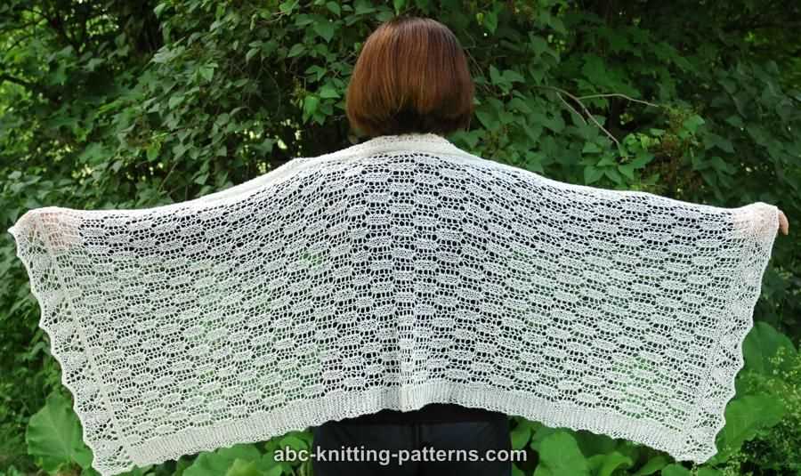 Free easy shawl knitting patterns