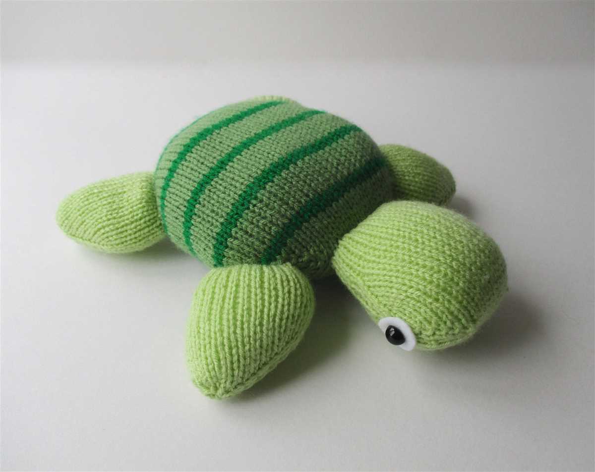 Turtle knitting pattern
