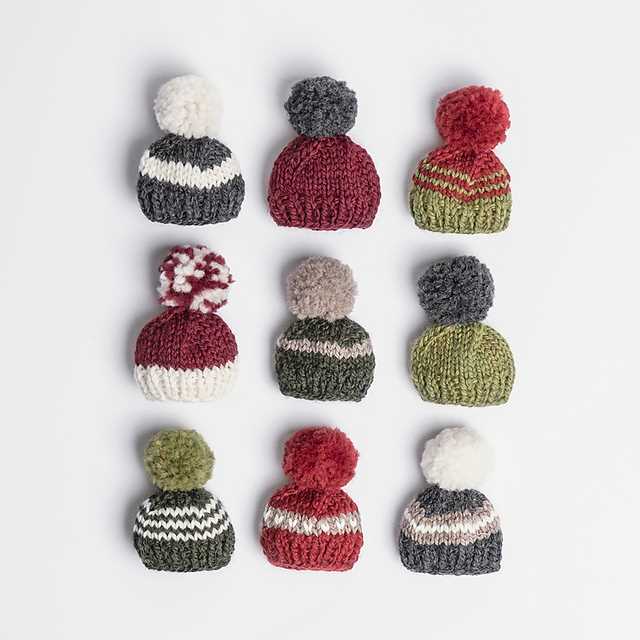 Knitted christmas hats patterns