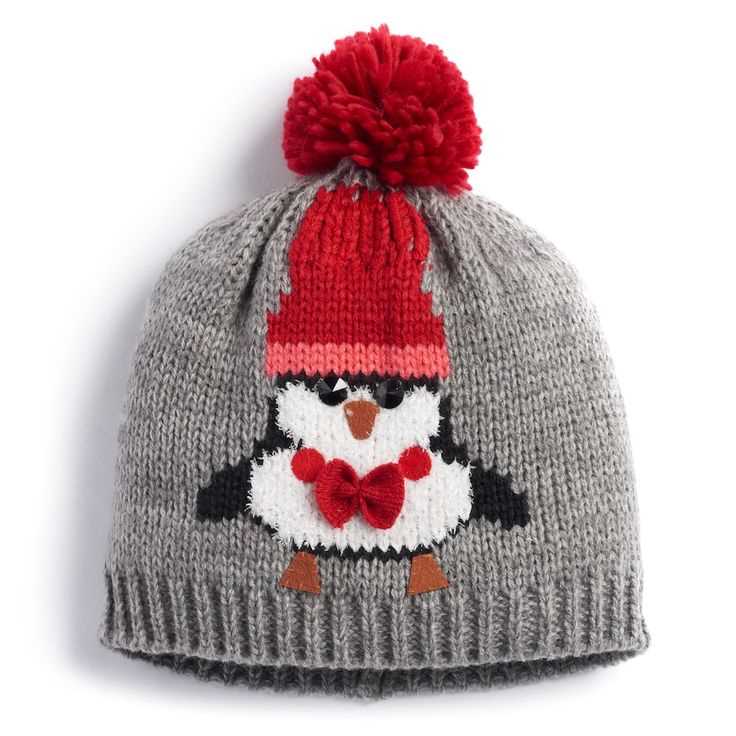 Christmas beanie knitting pattern