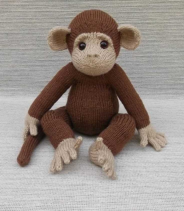 Knitted sock monkey pattern free