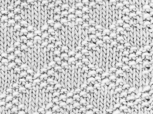 Brocade knitting pattern