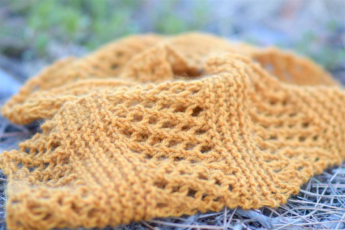 Free scarf pattern knitting