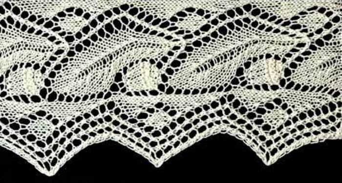 Free beaded lace knitting patterns