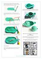 Knitted pea pod pattern