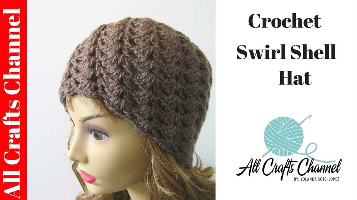 Swirl knit hat pattern