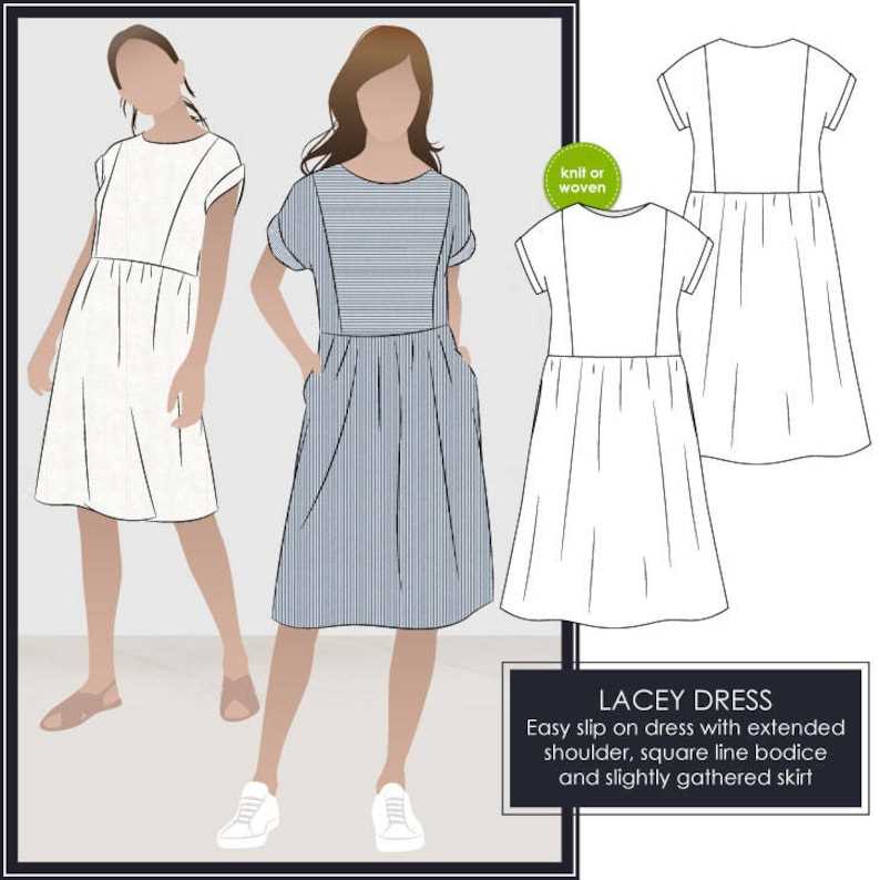 Stretch knit dress patterns