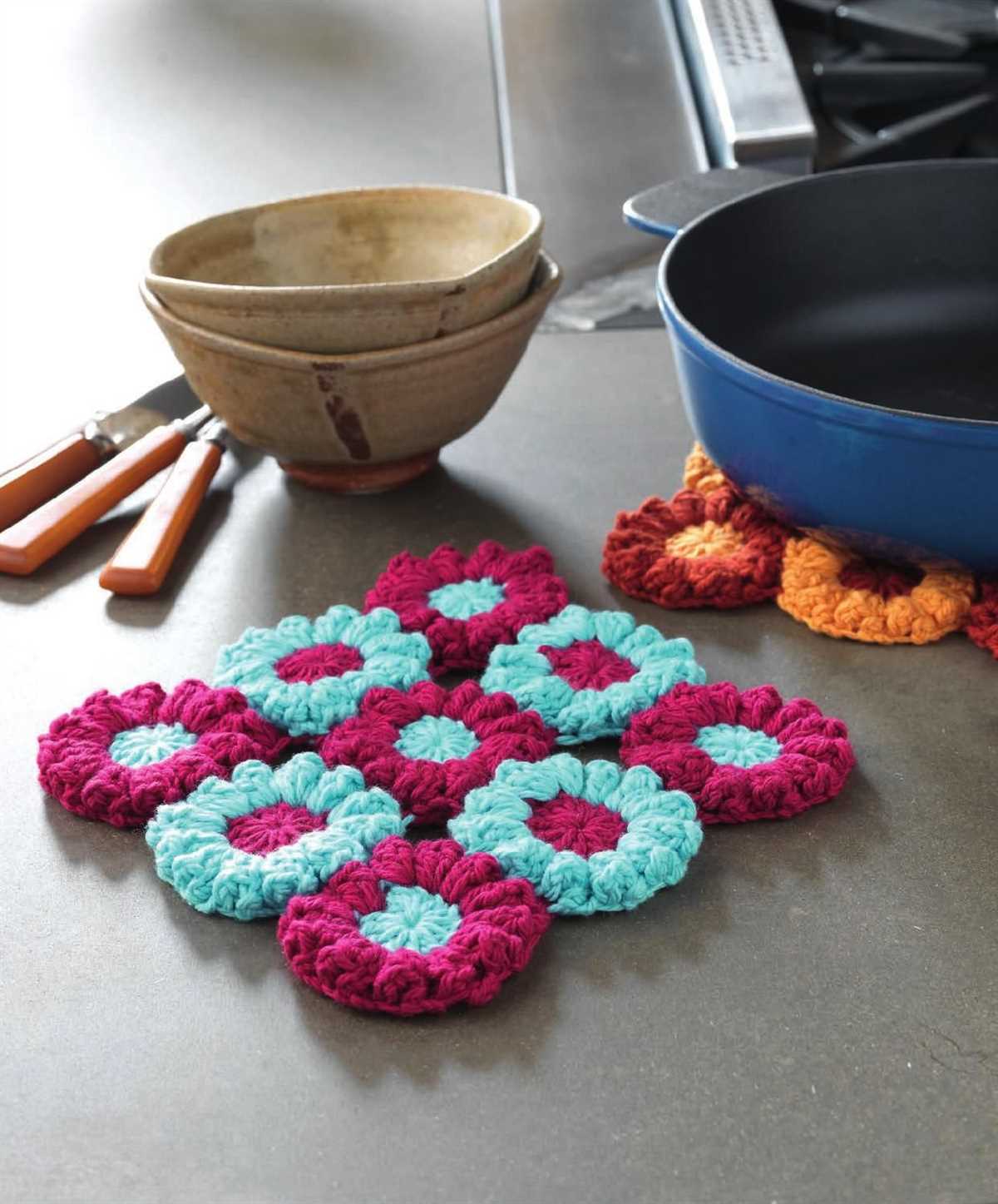 Knit trivet pattern free